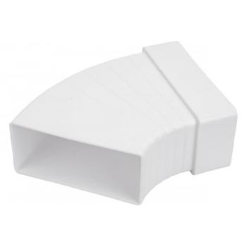 511КРП Колено разноугловое горизонтальное пластик 55х110